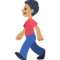 Person Walking - Medium emoji on Facebook